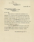 Letter From Francis Mairs Huntington-Wilson to Samuel T. Ansell, September 18, 1918 by Francis Mairs Huntington-Wilson