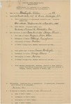 Questionnaire for Applicant for a Commission, Military Intelligence Branch, General Staff, September 1918
