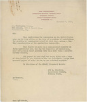 Letter From Jay L. Benedict to Francis Mairs Huntington-Wilson, December 7, 1918