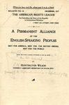 A Permanent Alliance of the English-Speaking Peoples, December 1917