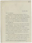 Letter From Francis Mairs Huntington-Wilson to Philander C. Knox, July 19, 1910