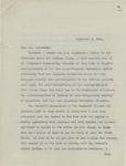 Letter From Francis Mairs Huntington-Wilson to Philander C. Knox, September 1, 1910 by Francis Mairs Huntington-Wilson