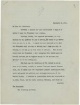 Letter From Francis Mairs Huntington-Wilson to Philander C. Knox, September 9, 1911