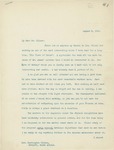 Letter From Philander C. Knox to Francis Mairs Huntington-Wilson, August 3, 1912