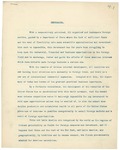 Memorandum Regarding a Congressional Appropriation for the State Department by Francis Mairs Huntington-Wilson