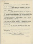 Letter From Francis Mairs Huntington-Wilson to Hengelmuller von Hengervar, March 1, 1910