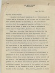 Letter From William Howard Taft to Francis Emroy Warren, June 15, 1912