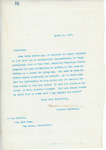 Letter From Wallace J. Young of Francis Mairs Huntington-Wilson to the Editors of the Yale News, March 23, 1909