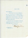 Letter From Francis Mairs Huntington-Wilson to Dr. Clay MacCauley, March 30, 1909