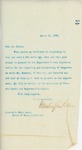 Letter From Francis Mairs Huntington-Wilson to Edwin Denby, March 31, 1909