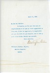 Letter From Francis Mairs Huntington-Wilson to William H. Buckler, March 31, 1909