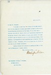 Letter From Francis Mairs Huntington-Wilson to William I. Buchanan, April 13, 1909