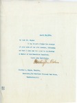 Letter From Francis Mairs Huntington-Wilson to Charles L. Magee, April 14, 1909 by Francis Mairs Huntington-Wilson