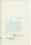 Letter From Francis Mairs Huntington-Wilson to Alfred Mitchell Innes, April 20, 1909