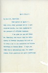 Letter From Francis Mairs Huntington-Wilson to Charles H. Sherrill, April 21, 1909