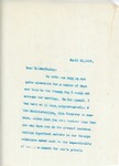 Letter From Francis Mairs Huntington-Wilson to Dr. Clay MacCauley, April 21, 1909