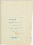 Letter From Francis Mairs Huntington-Wilson to William Heimke, April 21, 1909 by Francis Mairs Huntington-Wilson