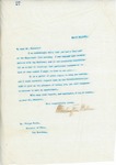 Letter From Francis Mairs Huntington-Wilson to Felipe Pardo, April 22, 1909