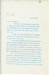 Letter From Francis Mairs Huntington-Wilson to Jacob Sloat Fassett, April 22, 1909