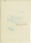 Letter From Francis Mairs Huntington-Wilson to Felipe Pardo, April 24, 1909