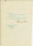 Letter From Francis Mairs Huntington-Wilson to Edward C. O'Brien, April 24, 1909