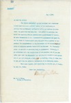 Letter From Francis Mairs Huntington-Wilson to Harvey Washington Wiley, May 6, 1909