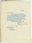 Letter From Francis Mairs Huntington-Wilson to Ramon Pina, May 17, 1909 by Francis Mairs Huntington-Wilson