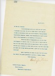 Letter From Francis Mairs Huntington-Wilson to Gifford Pinchot, May 26, 1909