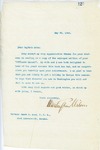 Letter From Francis Mairs Huntington-Wilson to James A. Moss, May 30, 1909