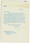 Letter From Francis Mairs Huntington-Wilson to Charles D. Norton, June 22, 1909