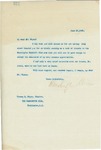 Letter From Francis Mairs Huntington-Wilson to Thomas C. Noyes, June 22, 1909
