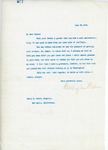 Letter From Francis Mairs Huntington-Wilson to Henry P. Bowie, June 22, 1909