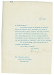 Letter From Francis Mairs Huntington-Wilson to Fred W. Carpenter, June 29, 1909