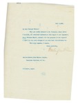 Letter From Francis Mairs Huntington-Wilson to Robert Shaw Oliver, July 5, 1909