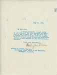 Letter From Francis Mairs Huntington-Wilson to William B. Wright, July 12, 1909