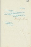 Letter From Francis Mairs Huntington-Wilson to John James McCook, August 28, 1909