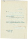 Letter From Alvey A. Adee to Minor C. Keith, September 4, 1909