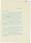 Letter From Charles Jenkinson to Francis Mairs Huntington-Wilson, September 8, 1909