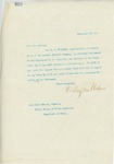 Letter From Francis Mairs Huntington-Wilson to John Ball Osborne, September 21, 1909