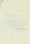 Letter From Alvey A. Adee to Edward M. Skinner, October 1, 1909