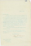 Letter From Henry B. Armes to Robert W. Bliss, October 2, 1909