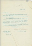 Letter From Henry B. Armes to Charles Denby, October 4, 1909