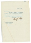 Letter From Francis Mairs Huntington-Wilson to Whitelaw Reid, November 13, 1909