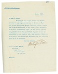 Letter From Francis Mairs Huntington-Wilson to Elbert F. Baldwin, December 7, 1909