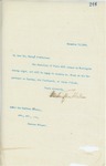 Letter From Francis Mairs Huntington-Wilson to Balbino Davalos, December 10, 1909
