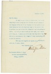 Letter From Francis Mairs Huntington-Wilson to William E. Mason, December 13, 1909