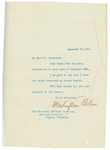 Letter From Francis Mairs Huntington-Wilson to Elliott Northcott, December 21, 1909