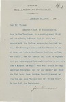Note From Charles Jenkinson to Francis Mairs Huntington-Wilson, December 30, 1909