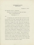 Letter From Philander C. Knox to Oscar W. Underwood, December 13, 1911
