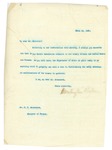 Letter From Francis Mairs Huntington-Wilson to C. C. Arosemena, March 10, 1909 by Francis Mairs Huntington-Wilson